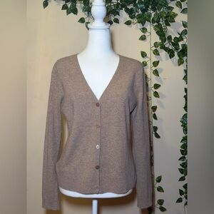 Garnet Hill cashmere Tan Women's Sweater